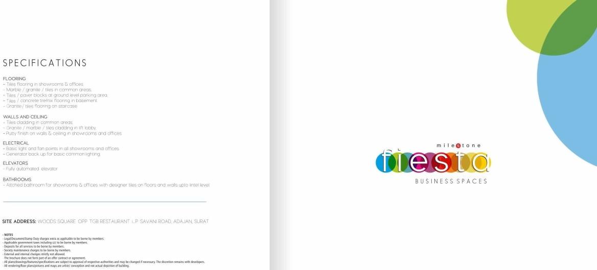  of real estate project Milestone Fiesta located at Adajan, Surat, Gujarat