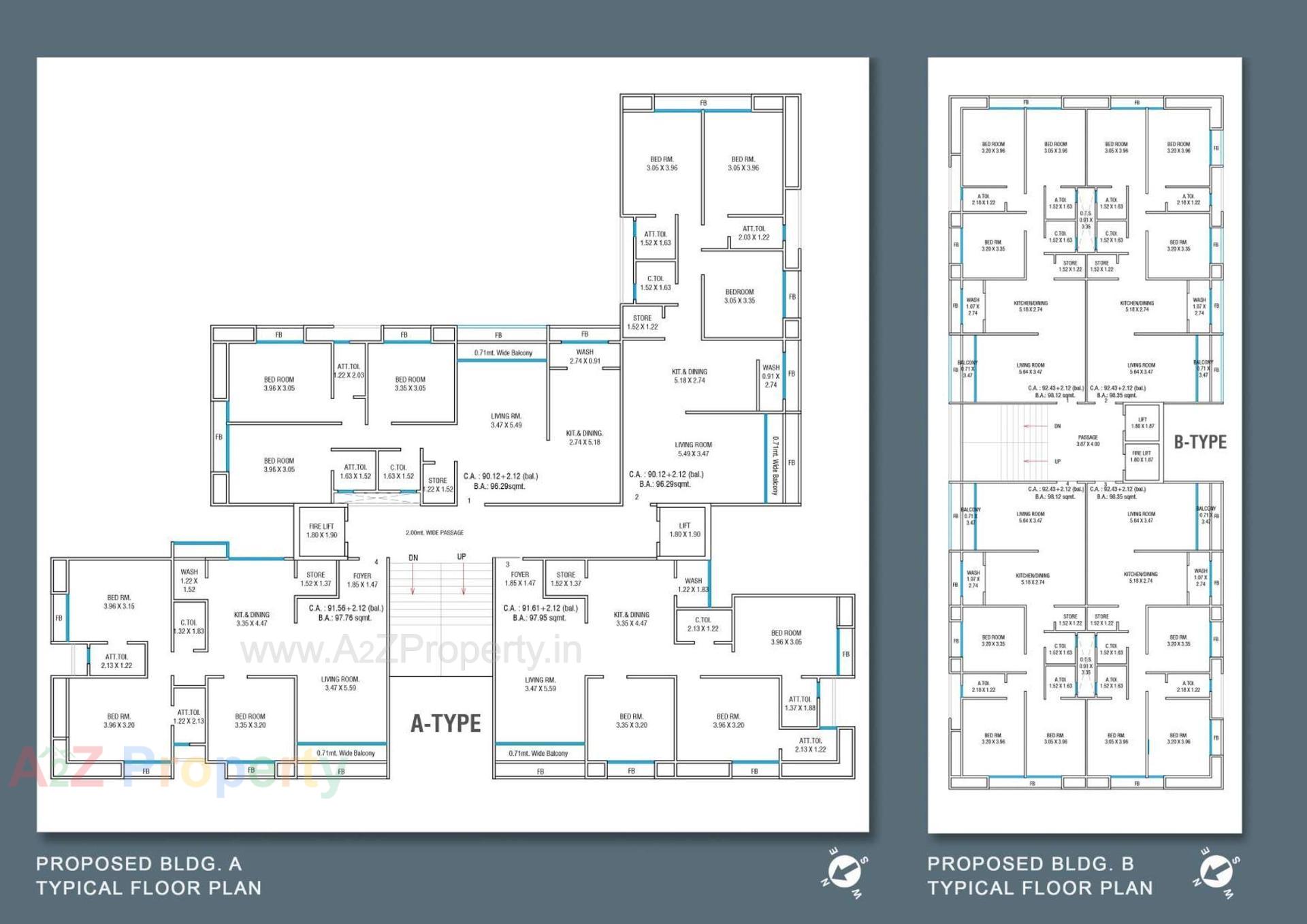 Layout of real estate project Milestone Utsav located at Althan, Surat, Gujarat