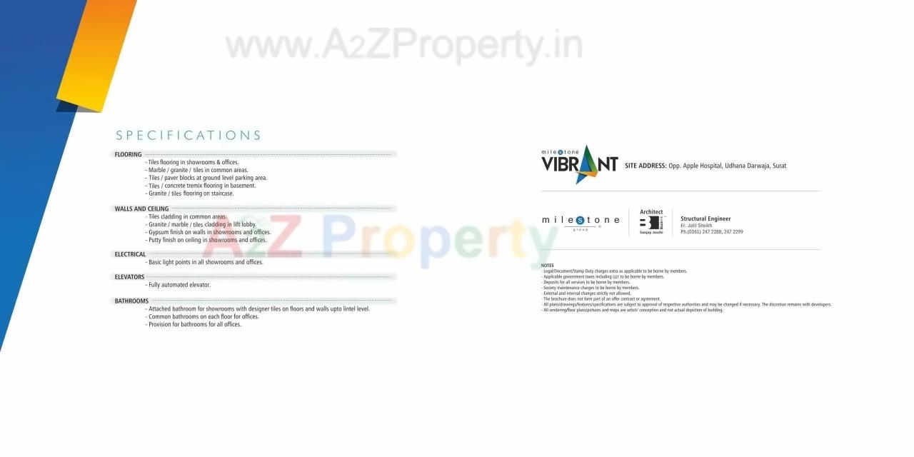  of real estate project Milestone Vibrant located at Surat, Surat, Gujarat