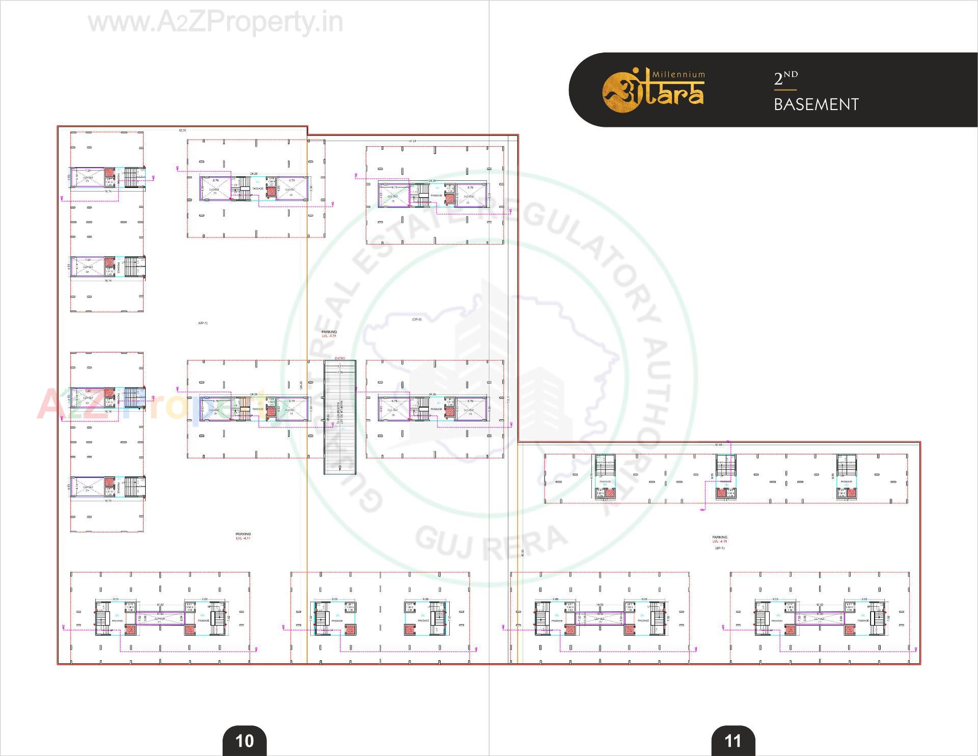  of real estate project Millennium Antara located at Vesu, Surat, Gujarat