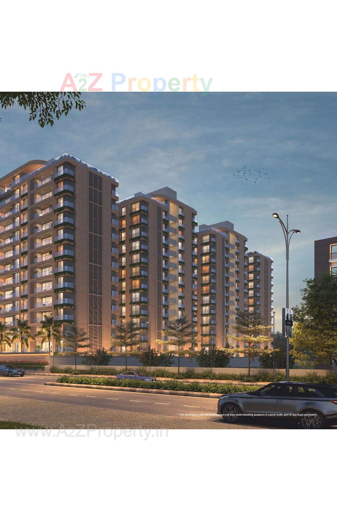 3D Elevation of real estate project Millionaire's Lifestyle located at Vesu, Surat, Gujarat