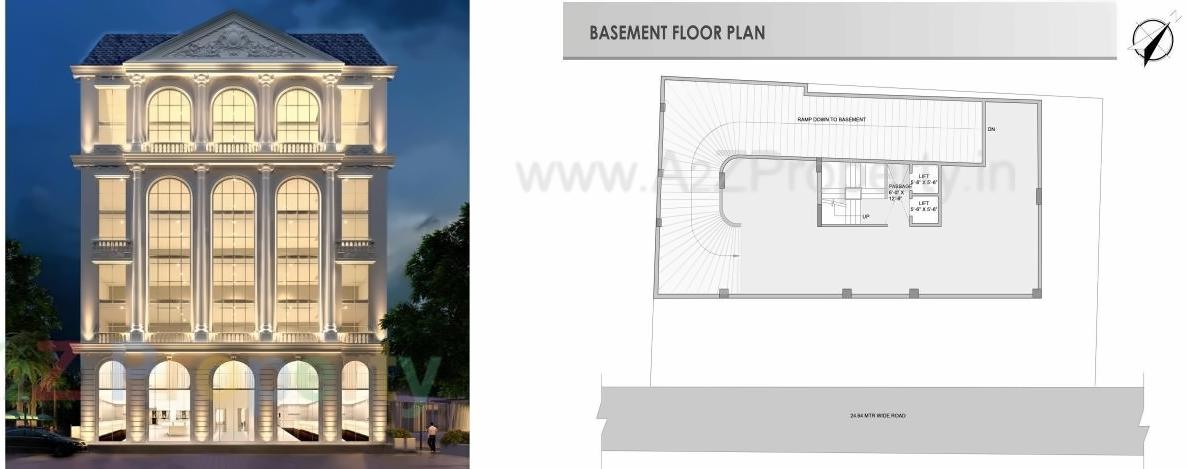 Layout of real estate project Millionaire located at Athawa, Surat, Gujarat