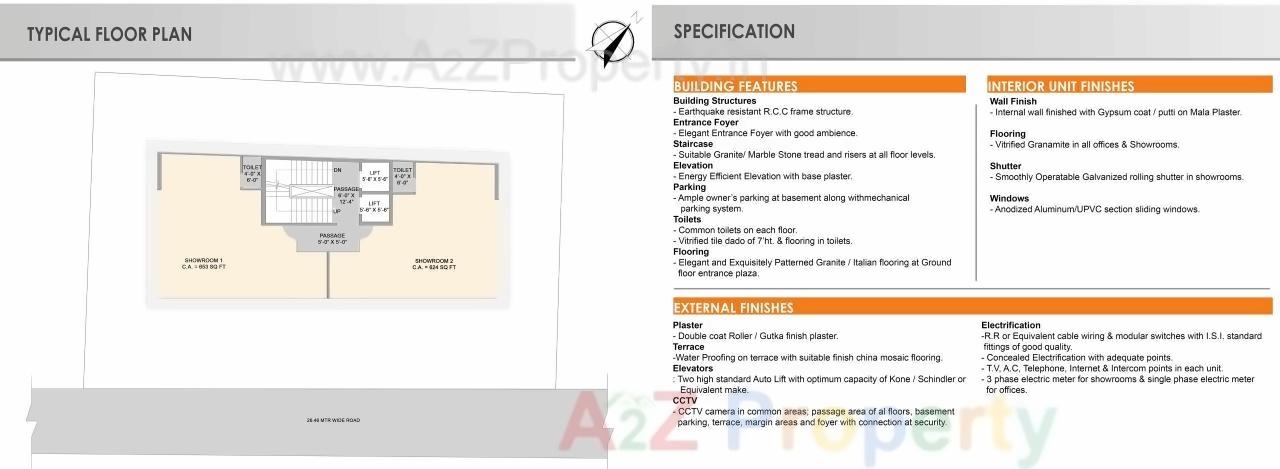  of real estate project Millionaire located at Athawa, Surat, Gujarat