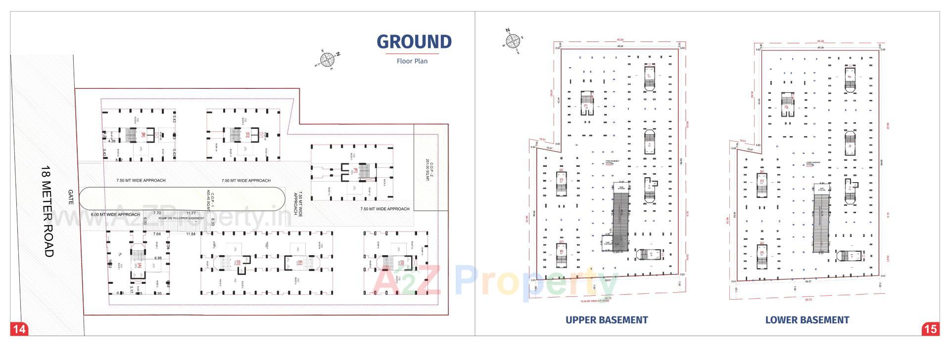 Layout of real estate project Mithila Palace located at Abrama, Surat, Gujarat