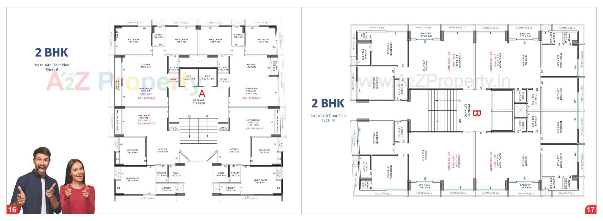 Layout of real estate project Mithila Palace located at Abrama, Surat, Gujarat