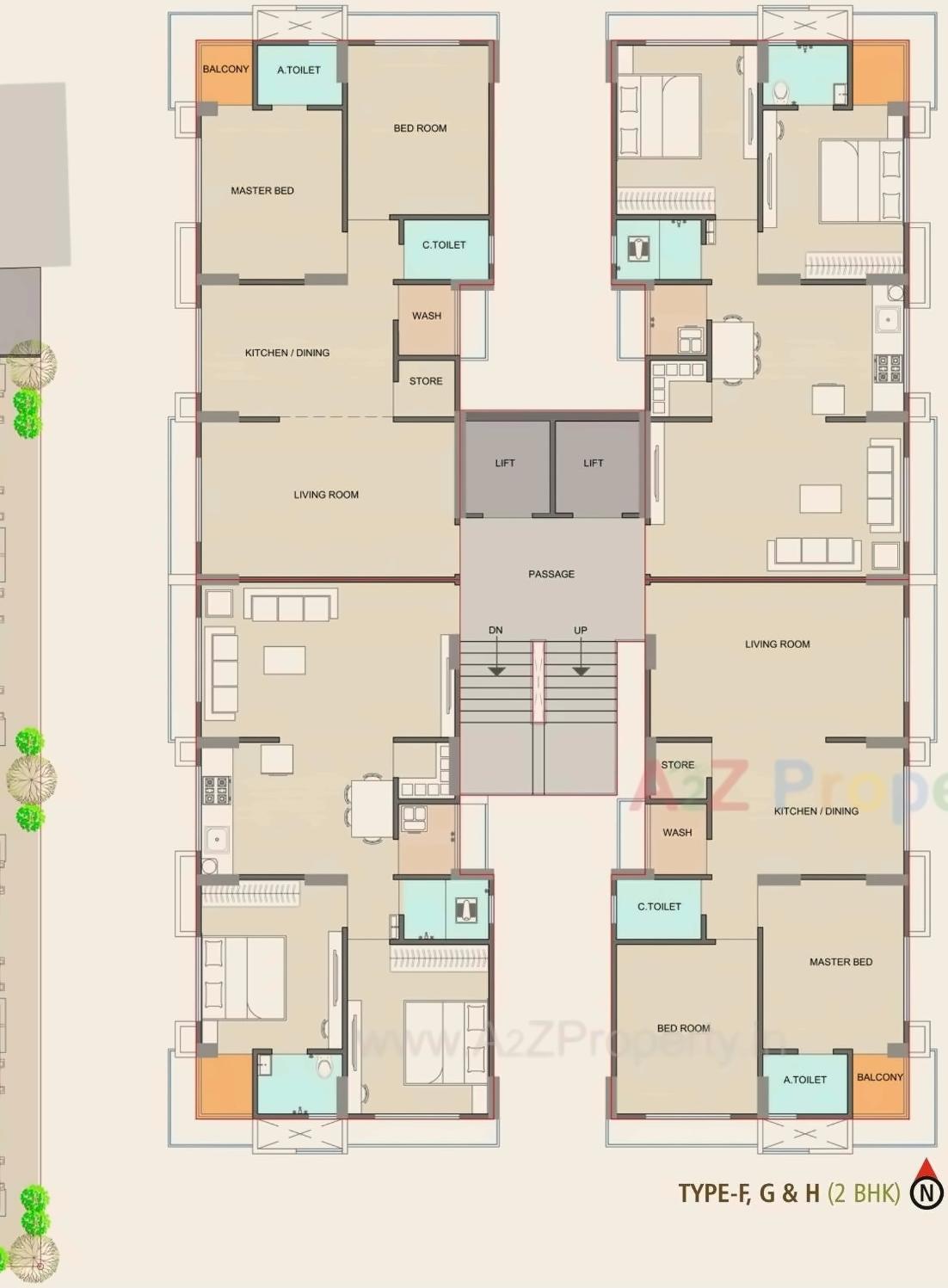Layout of real estate project Mulberry Heaven located at Sonari, Surat, Gujarat