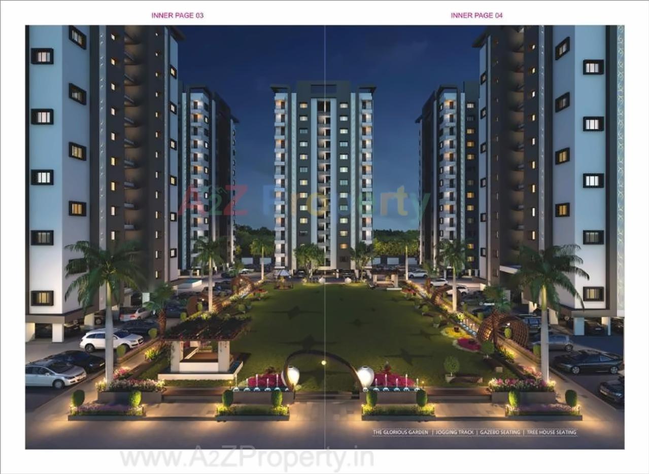 3D Elevation of real estate project Nakshatra Nebula located at Surat, Surat, Gujarat
