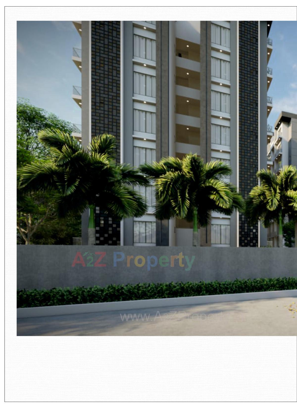 3D Elevation of real estate project Nakshatra Palace located at Kholvad, Surat, Gujarat