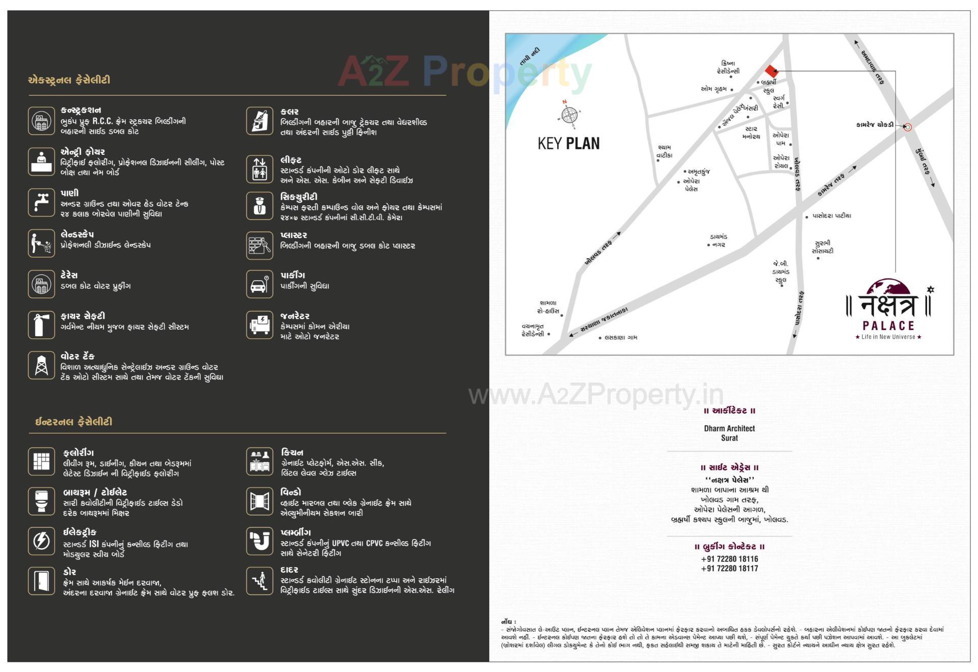  of real estate project Nakshatra Palace located at Kholvad, Surat, Gujarat