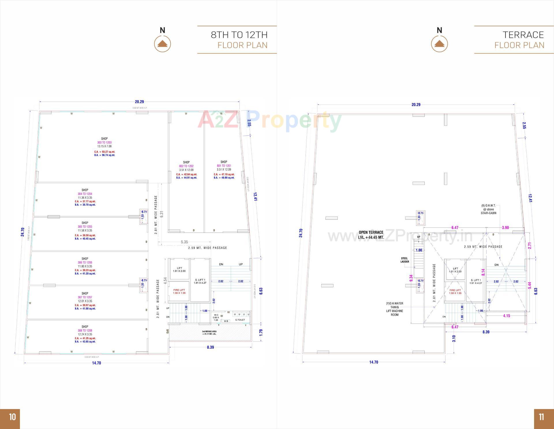 Layout of real estate project Navkar Bastion located at Utran, Surat, Gujarat