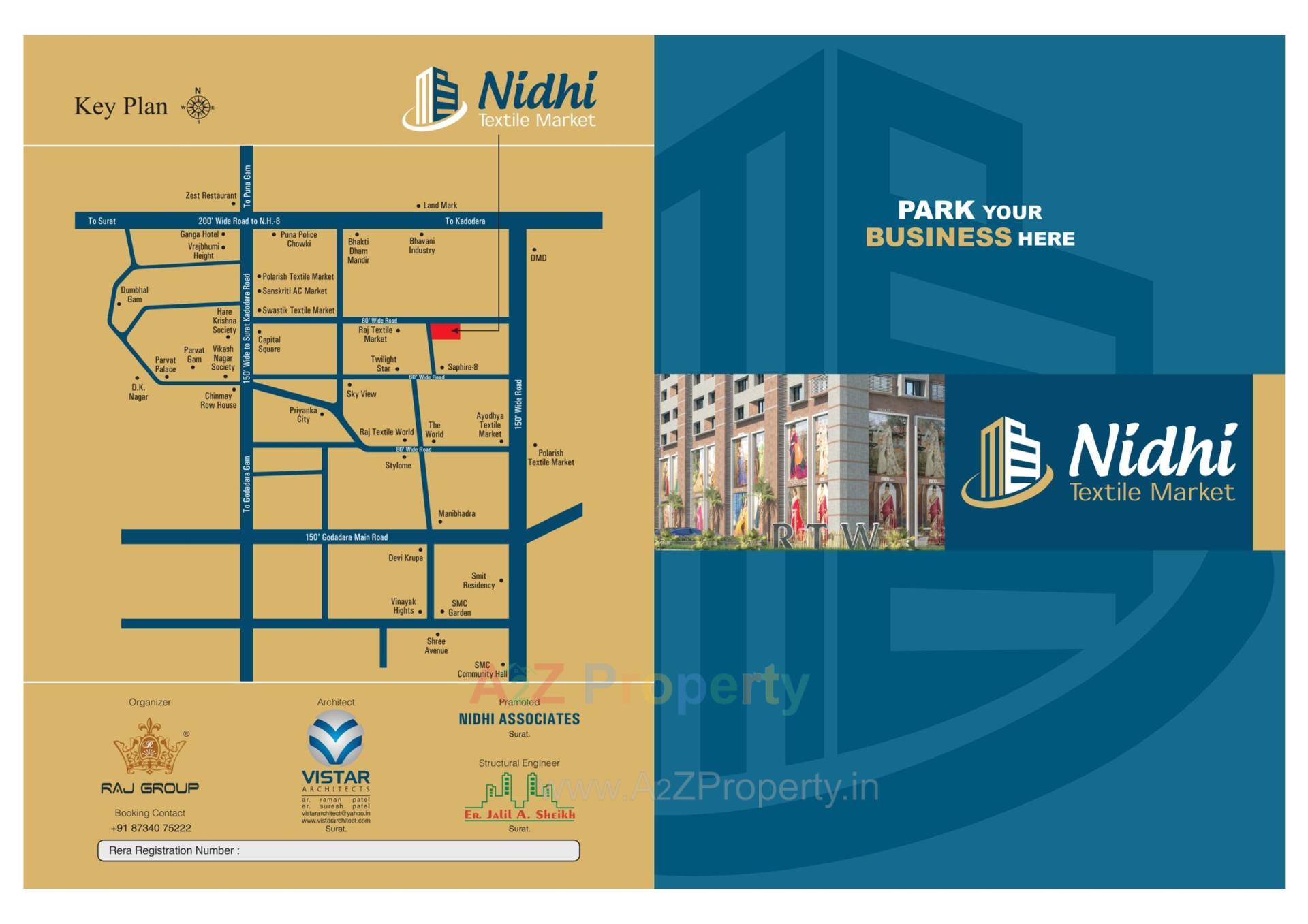  of real estate project Nidhi Textile Market located at Parvat, Surat, Gujarat