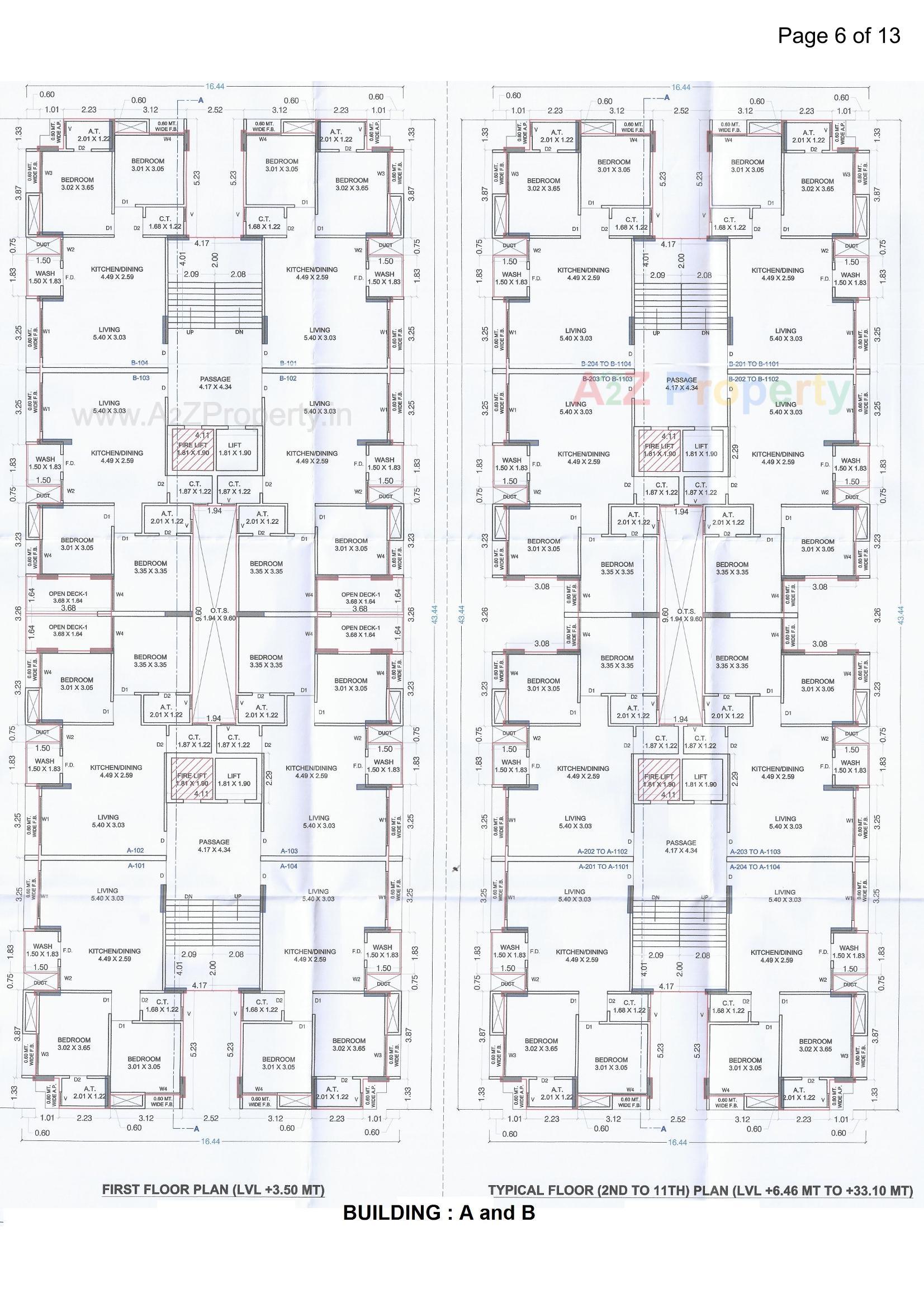Layout of real estate project Nilgiri Heights located at Mo, Surat, Gujarat