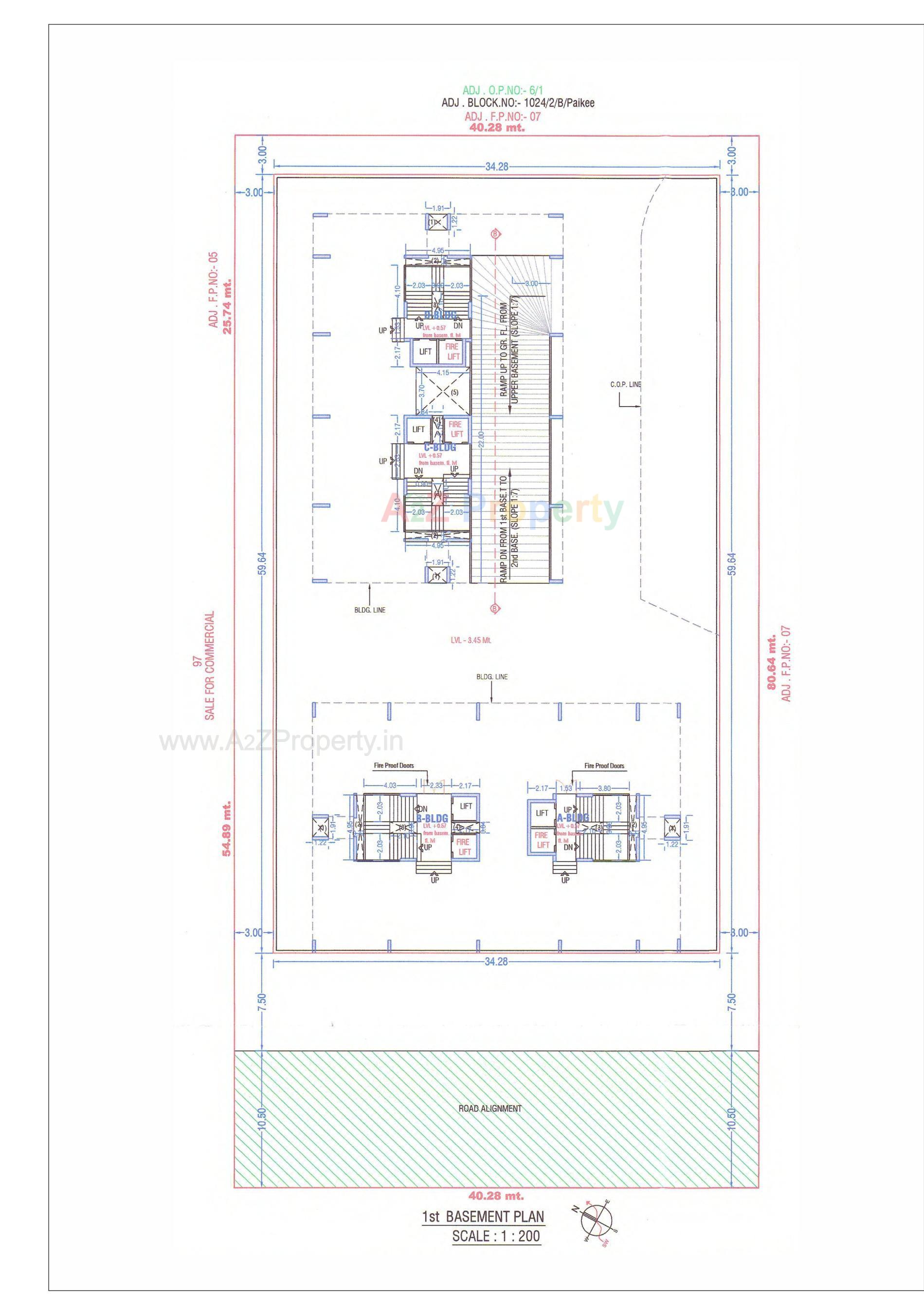 Layout of real estate project Nilkanth Elegance located at Variyav, Surat, Gujarat