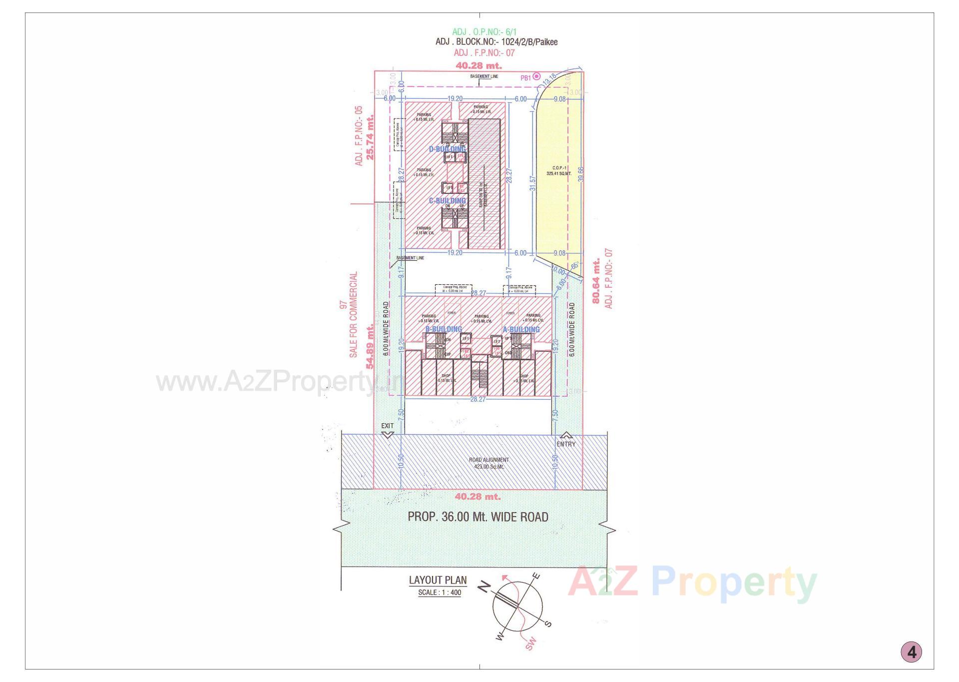 Layout of real estate project Nilkanth Elegance located at Variyav, Surat, Gujarat