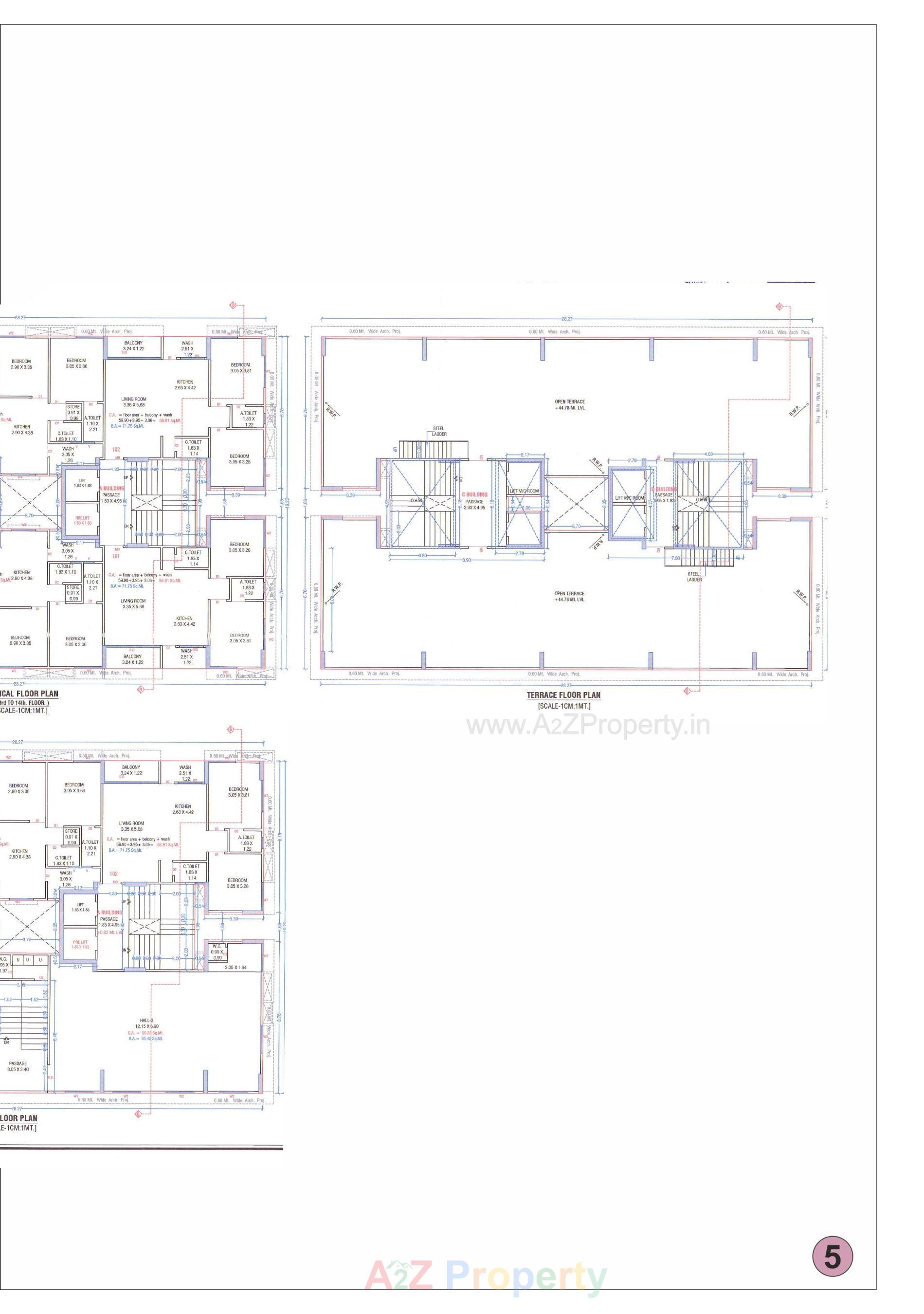 Layout of real estate project Nilkanth Elegance located at Variyav, Surat, Gujarat