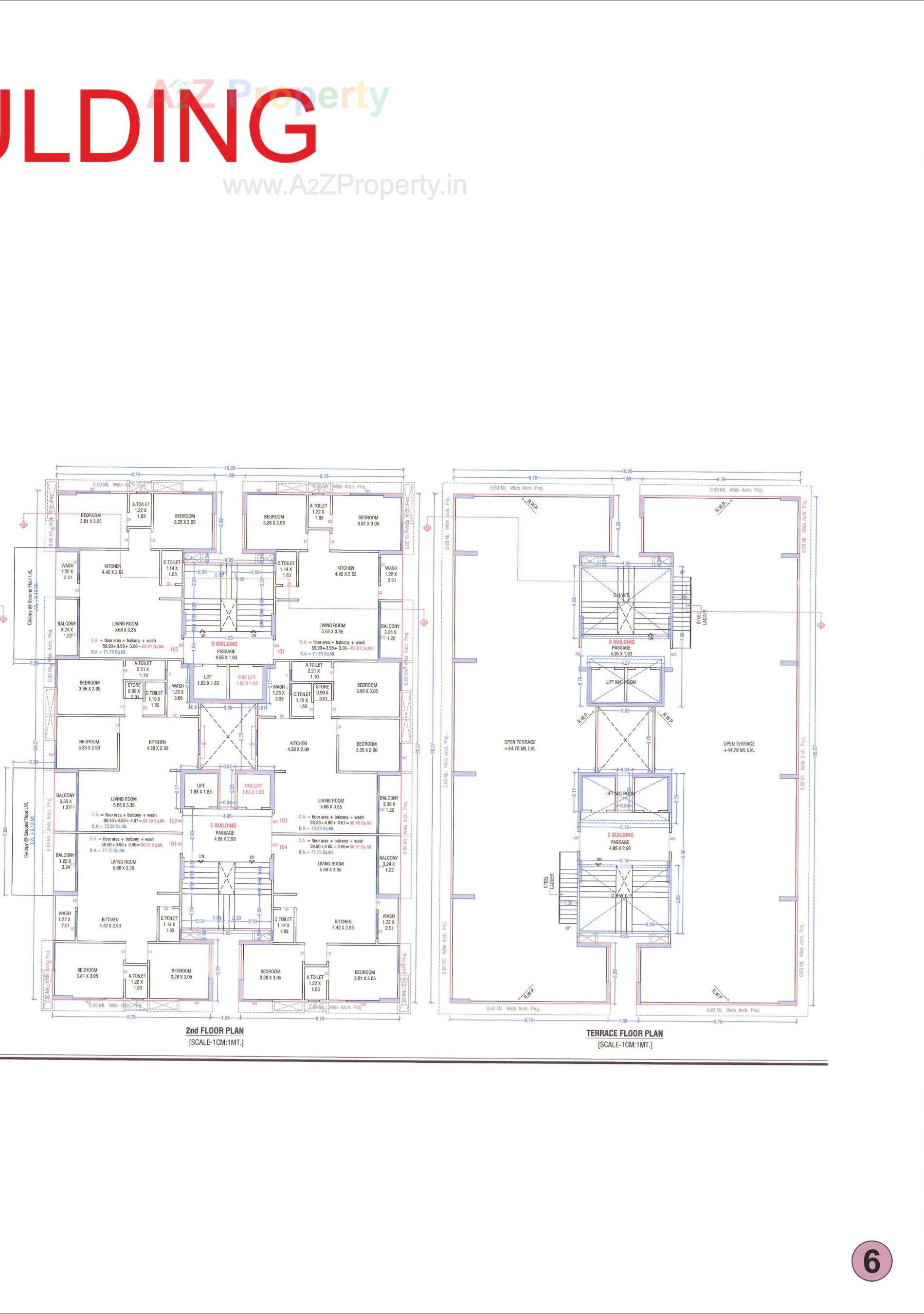 Layout of real estate project Nilkanth Elegance located at Variyav, Surat, Gujarat