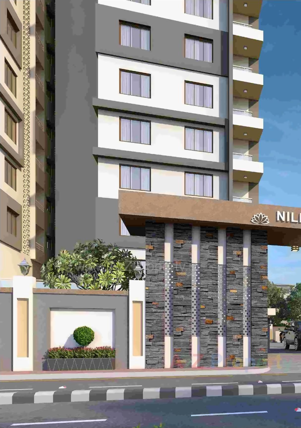 3D Elevation of real estate project Nilkanth Height located at Sarthana, Surat, Gujarat