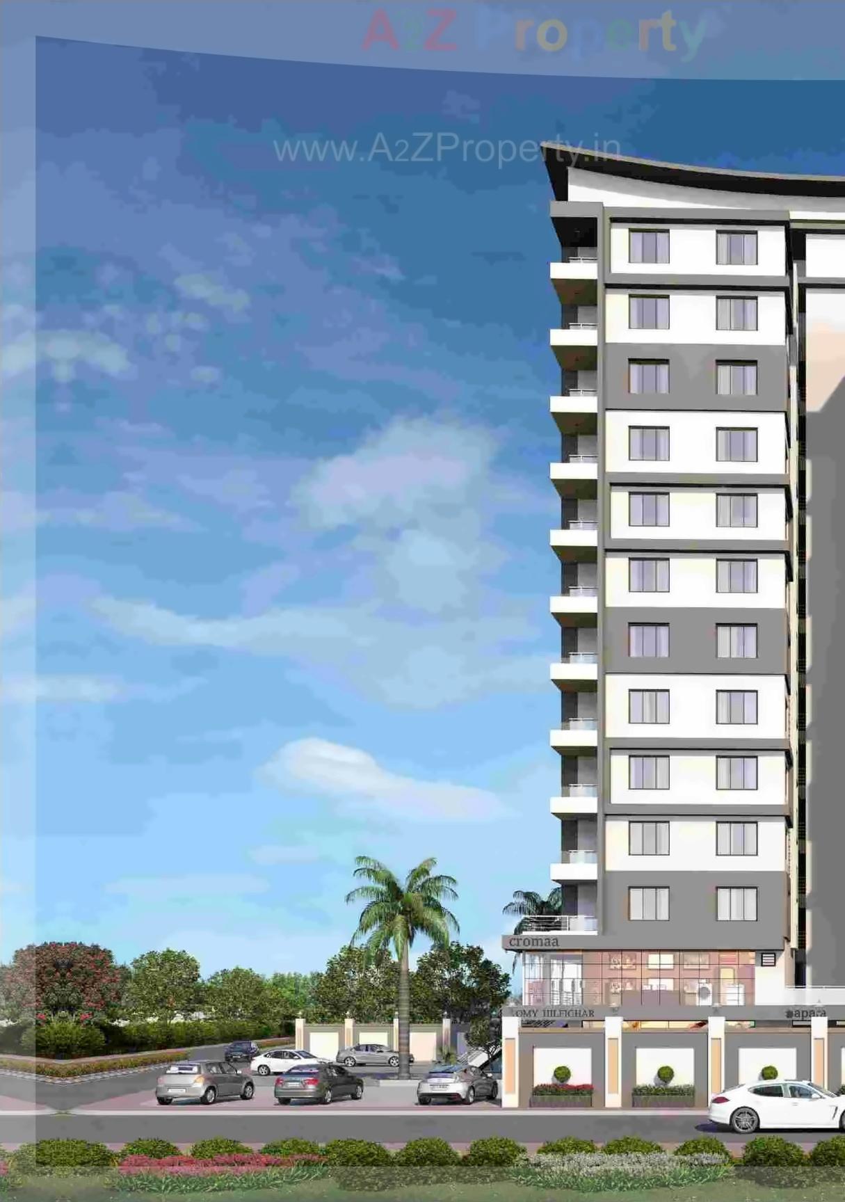 3D Elevation of real estate project Nilkanth Height located at Sarthana, Surat, Gujarat