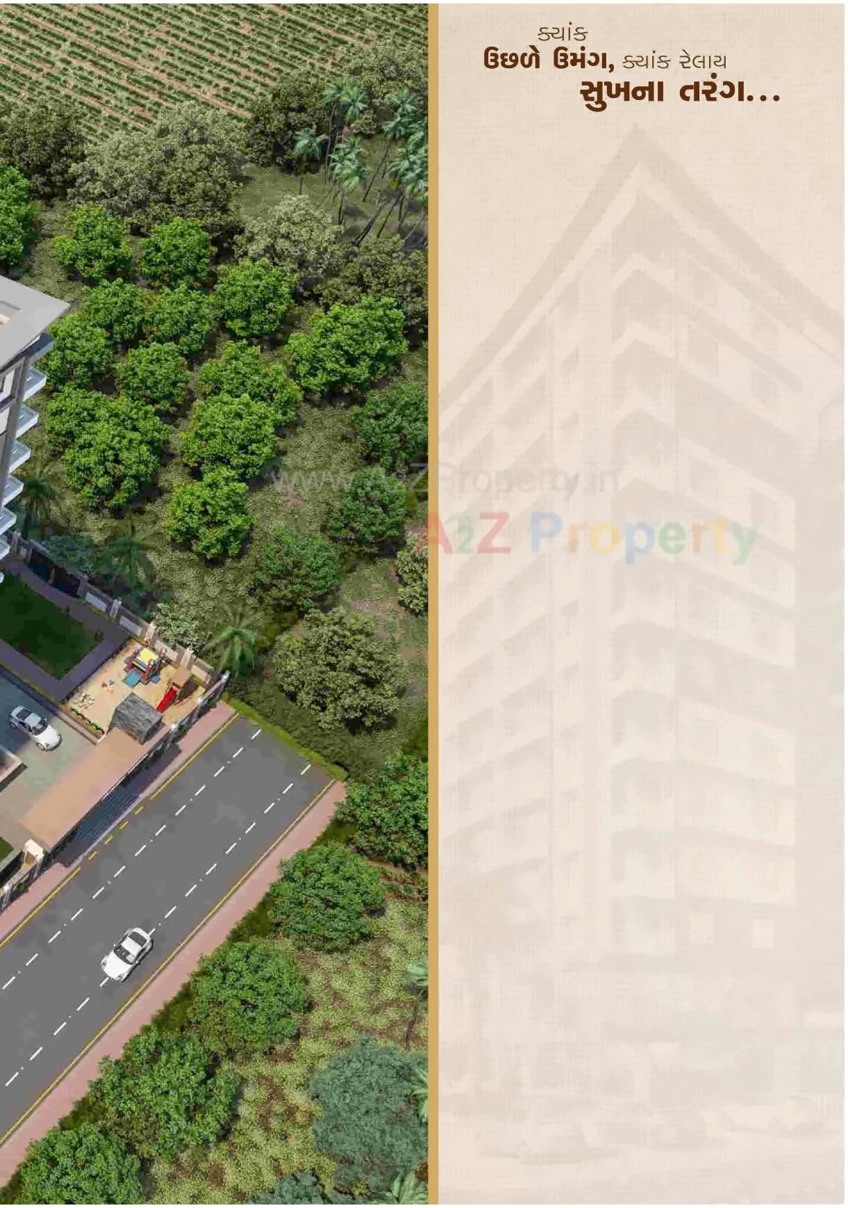 3D Elevation of real estate project Nilkanth Height located at Sarthana, Surat, Gujarat