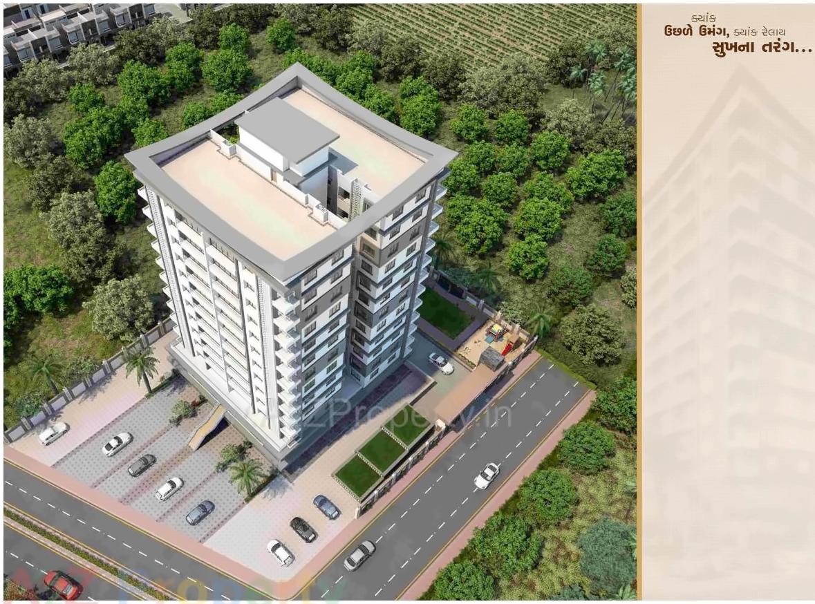 3D Elevation of real estate project Nilkanth Height located at Sarthana, Surat, Gujarat