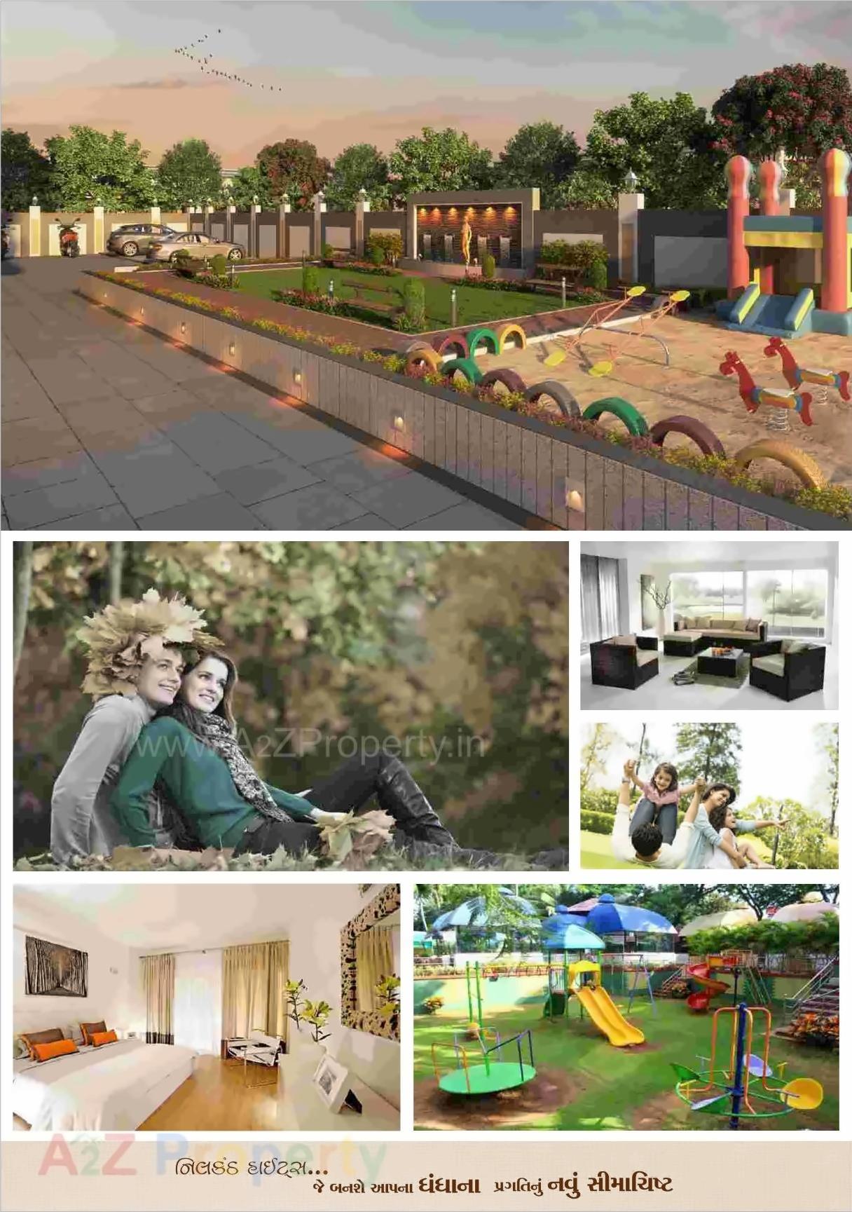 3D Elevation of real estate project Nilkanth Height located at Sarthana, Surat, Gujarat