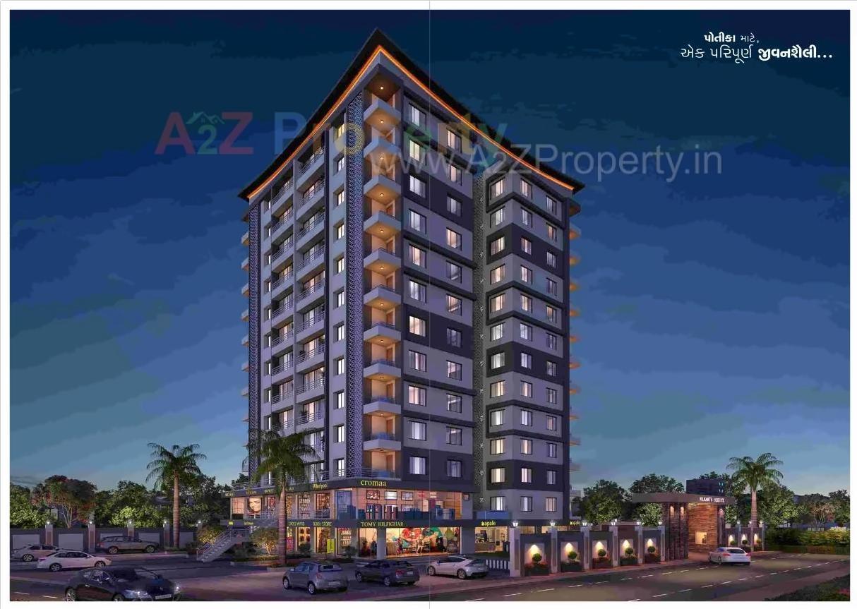 3D Elevation of real estate project Nilkanth Height located at Sarthana, Surat, Gujarat