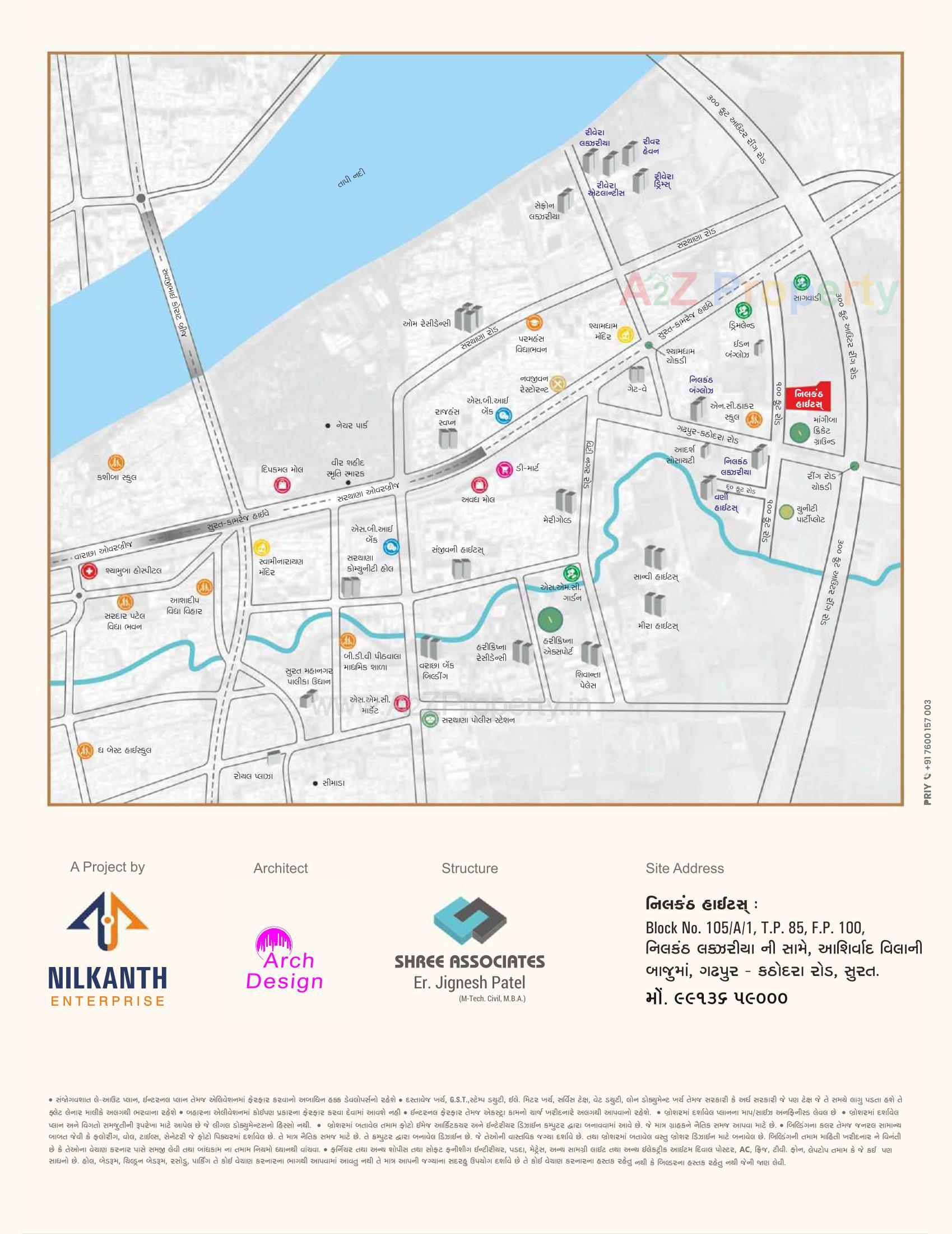  of real estate project Nilkanth  Heights located at Sarthana , Surat, Gujarat