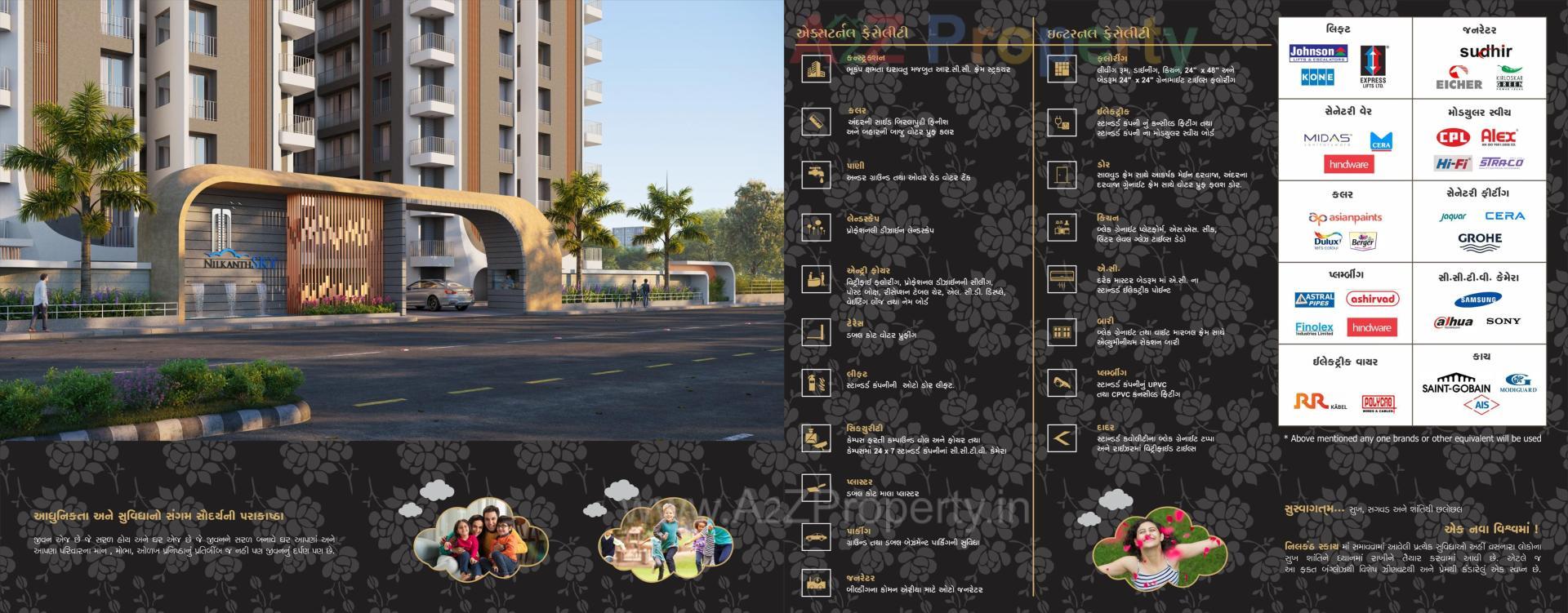  of real estate project Nilkanth Sky located at Variav, Surat, Gujarat