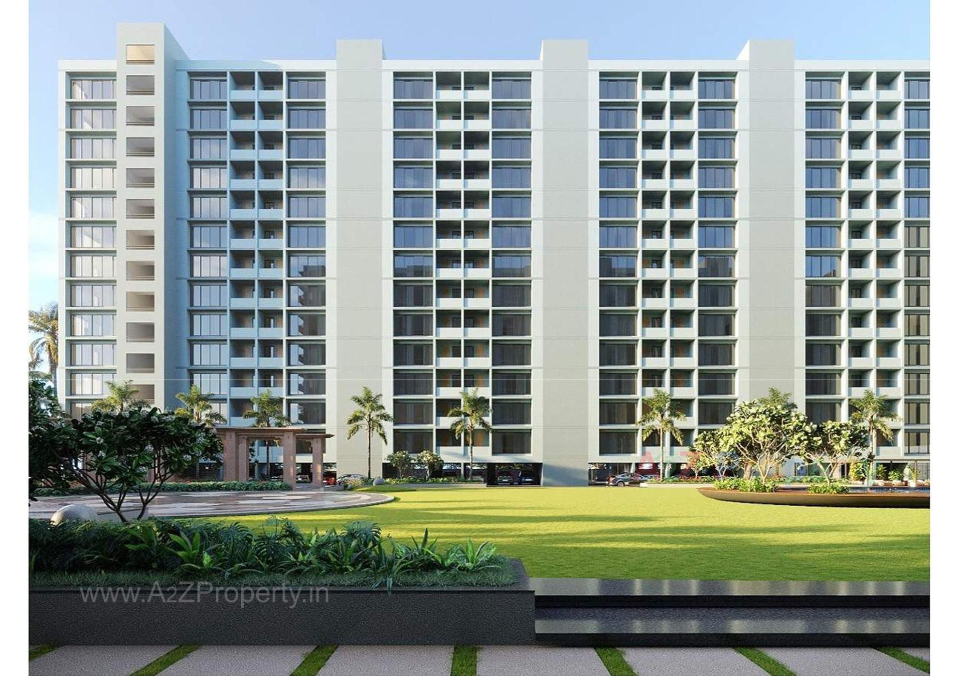3D Elevation of real estate project Nilkanth Sparsh( A1 To A4, B4to B6) located at Singanpore, Surat, Gujarat