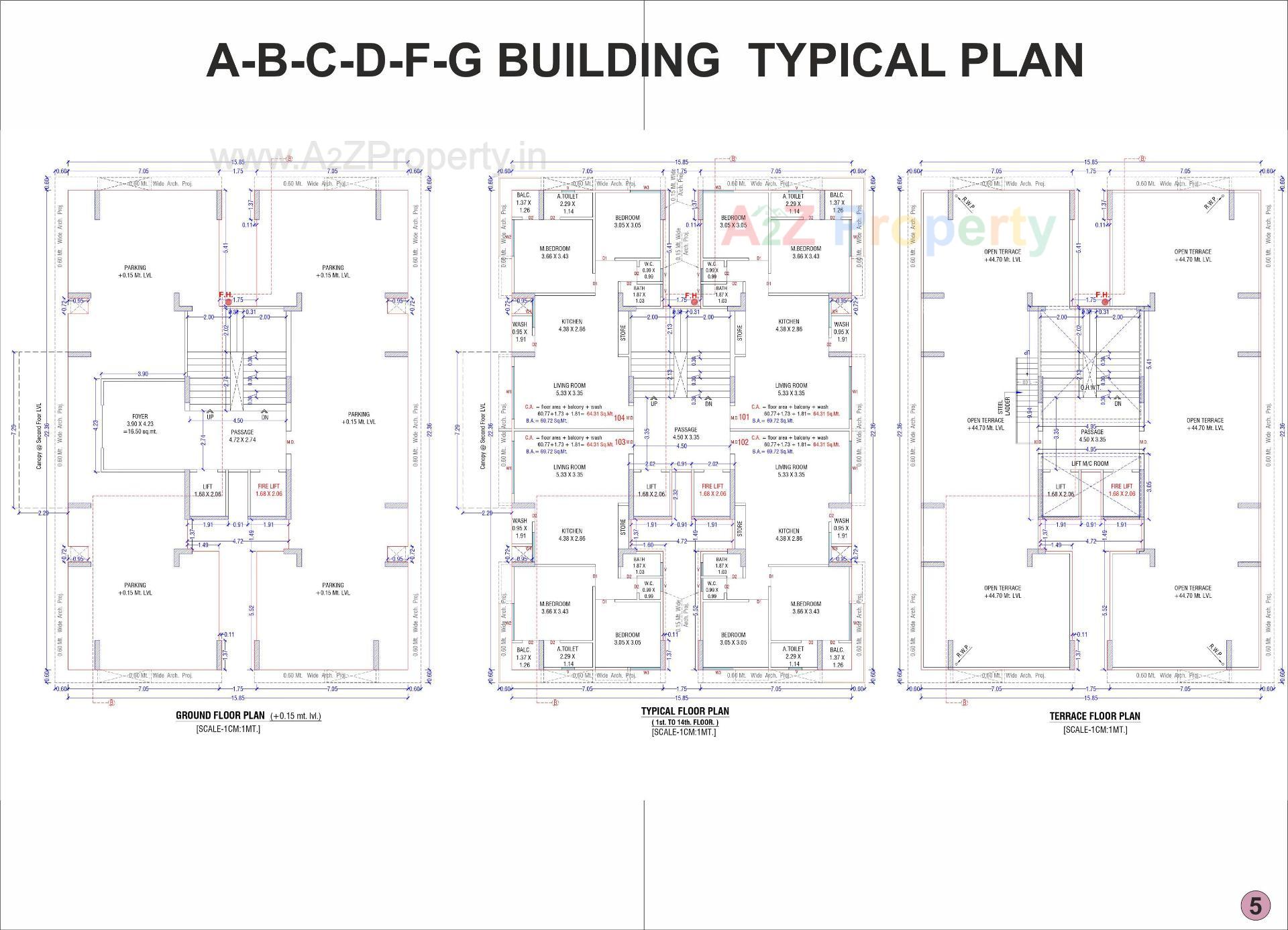 Layout of real estate project Nilkanth Sun located at Variyav, Surat, Gujarat