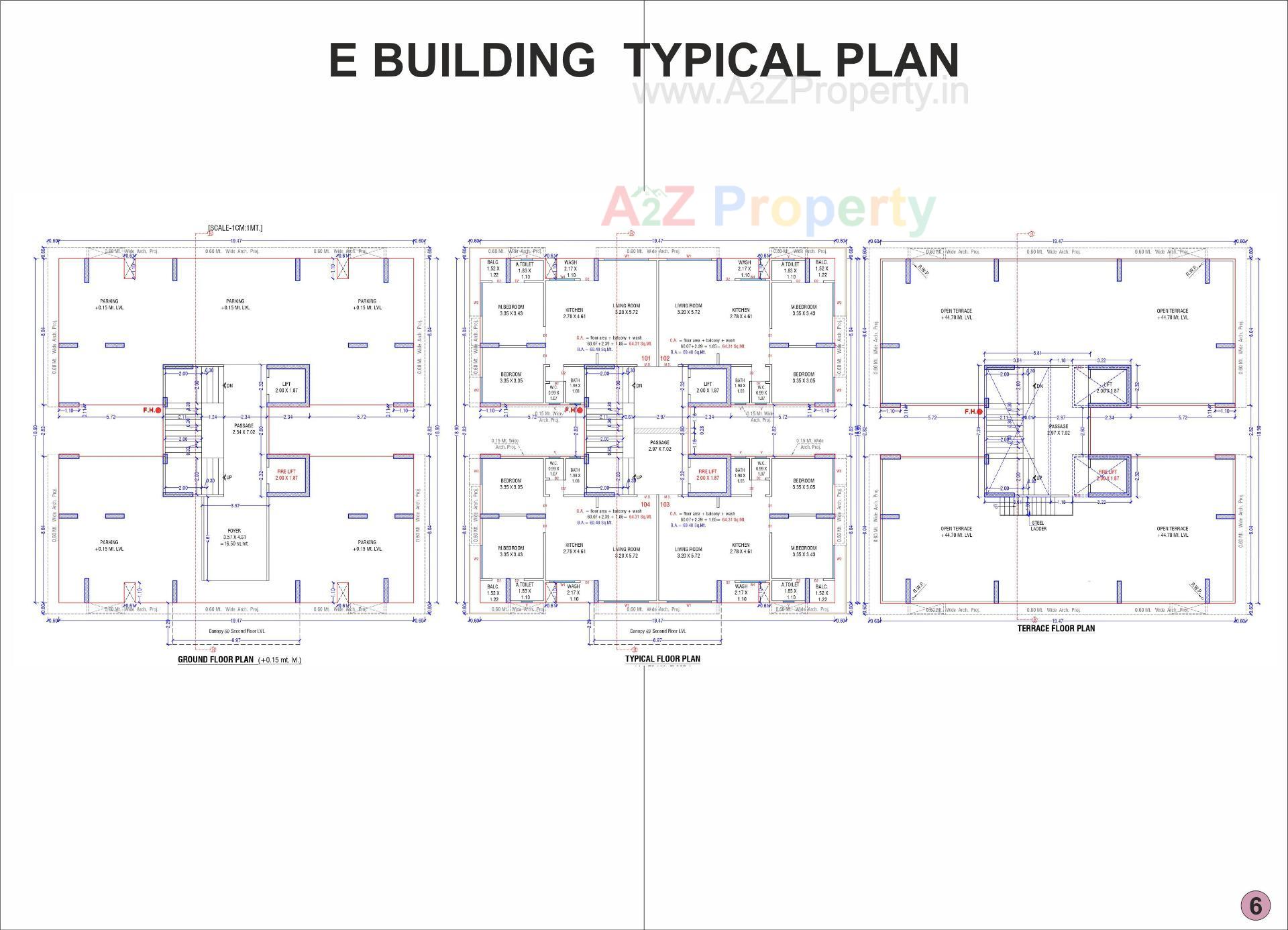 Layout of real estate project Nilkanth Sun located at Variyav, Surat, Gujarat