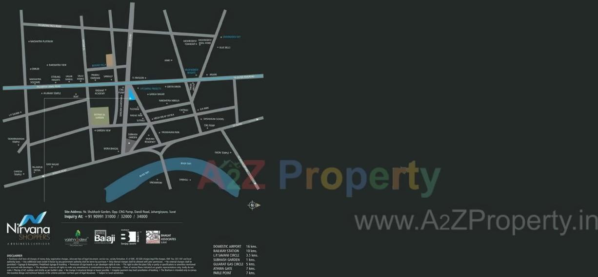  of real estate project Nirvana Shoppers located at Jahangirabad, Surat, Gujarat