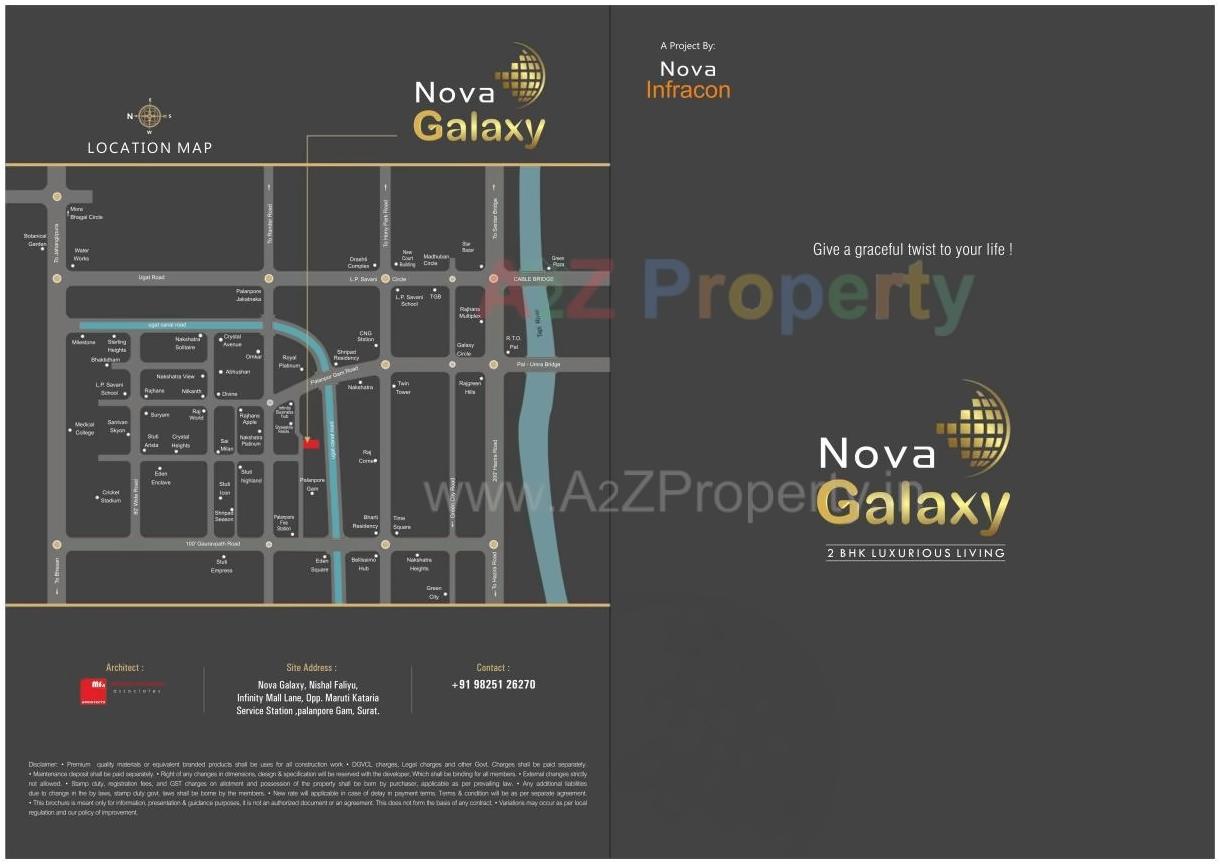  of real estate project Nova Galaxy located at Palanpur, Surat, Gujarat