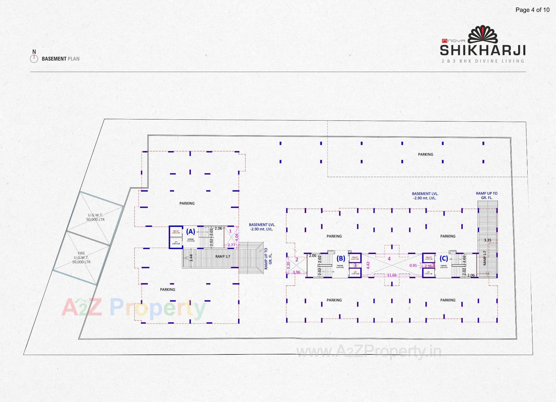  of real estate project Nova Shikharji located at Vesu, Surat, Gujarat