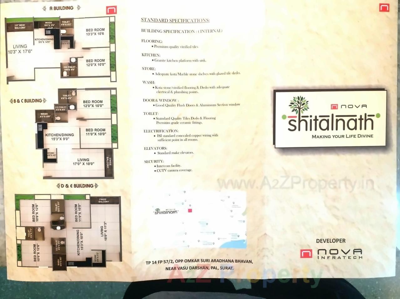  of real estate project Nova Shitalnath located at Pal, Surat, Gujarat