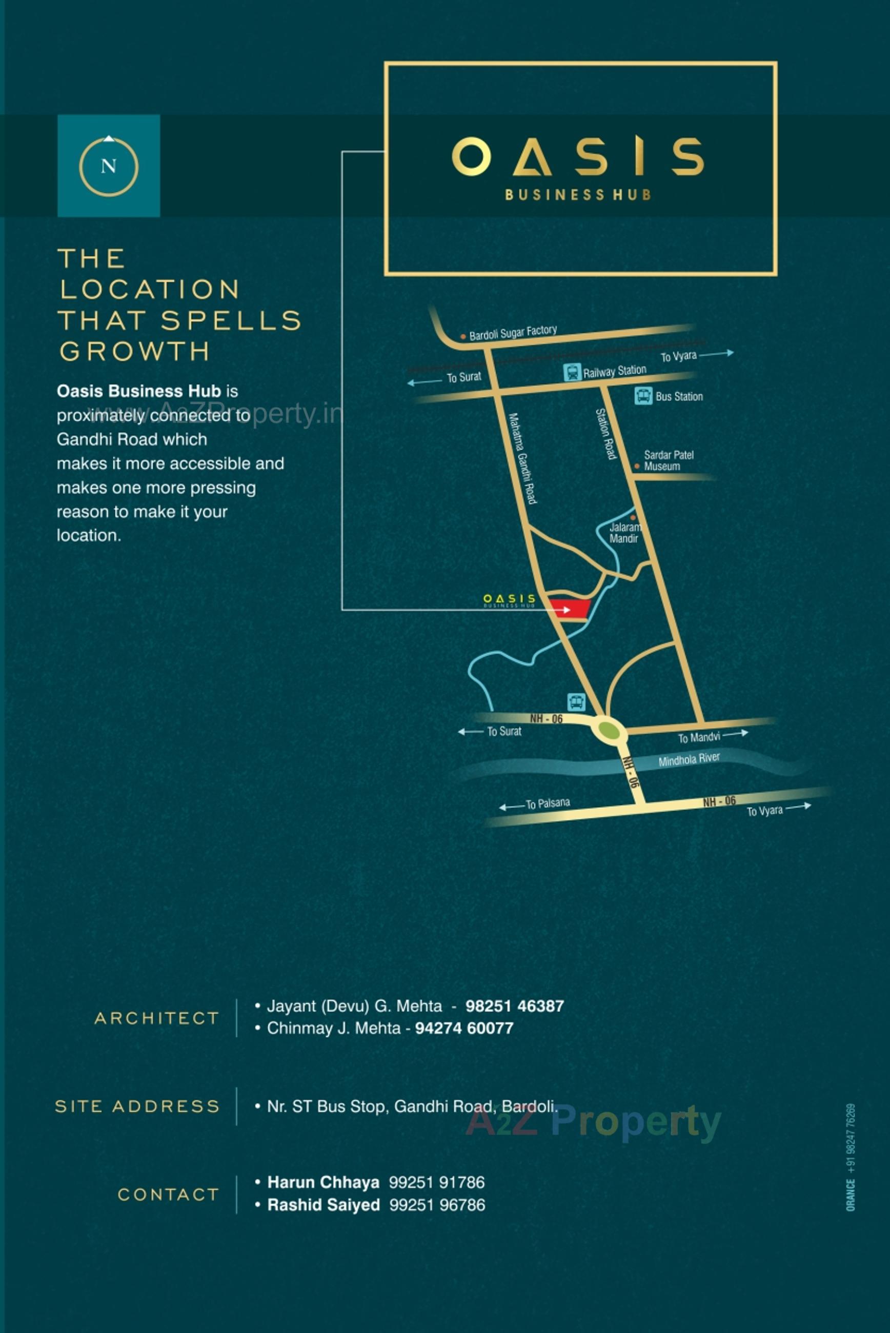  of real estate project Oasis Business Hub located at Bardoli, Surat, Gujarat