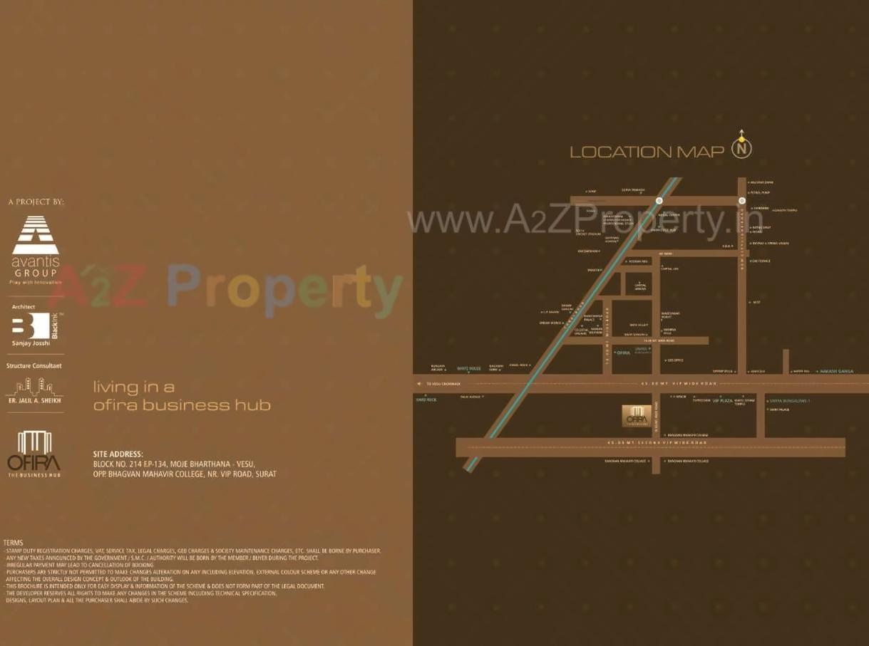  of real estate project Ofira Business Hub located at Bharthana, Surat, Gujarat