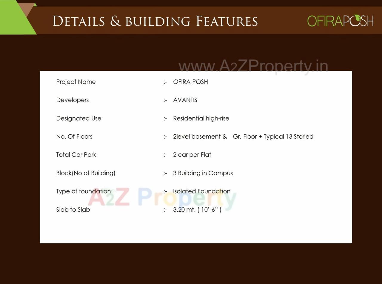  of real estate project Ofira Posh located at Vesu, Surat, Gujarat