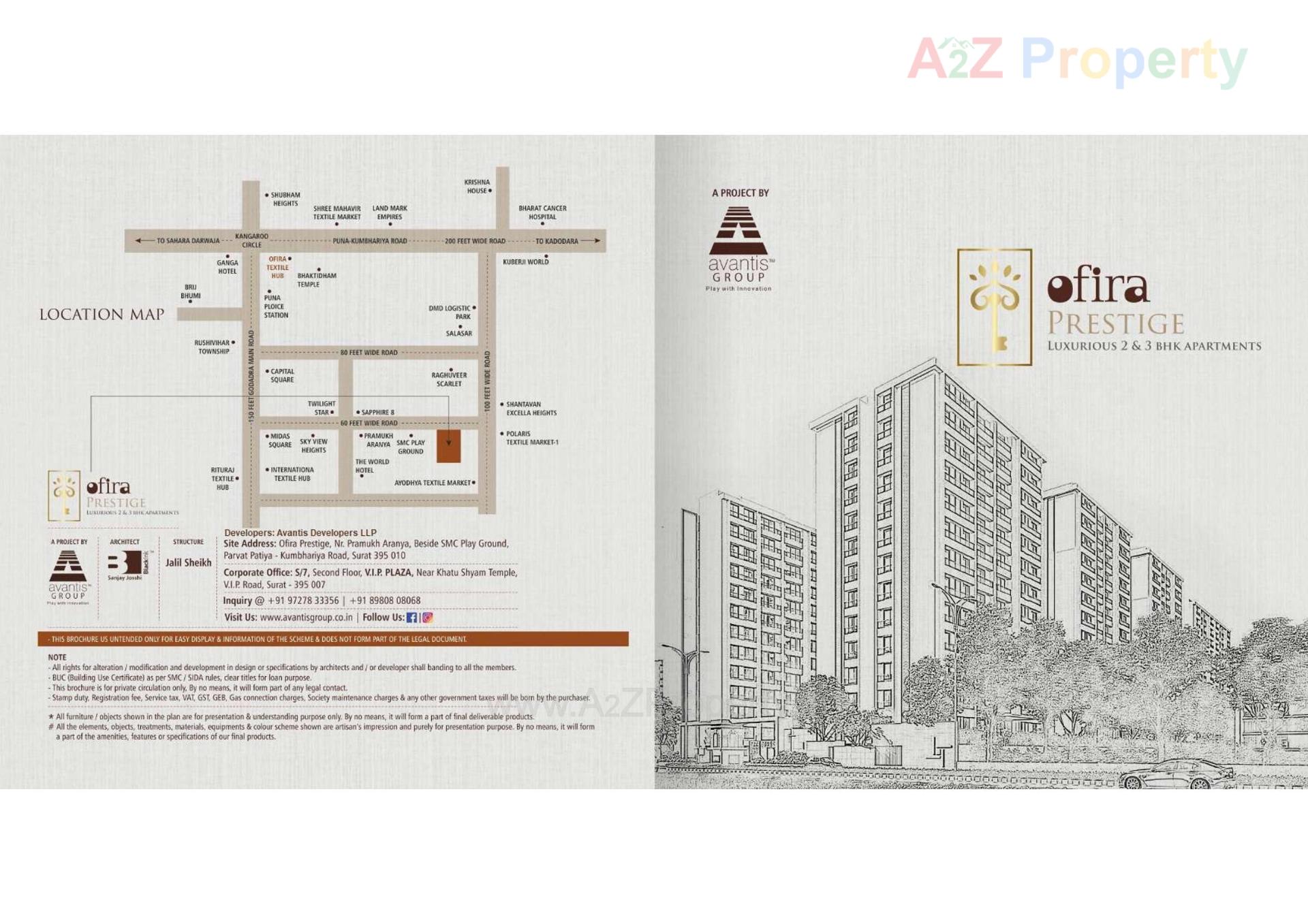  of real estate project Ofira Prestige located at Surat, Surat, Gujarat