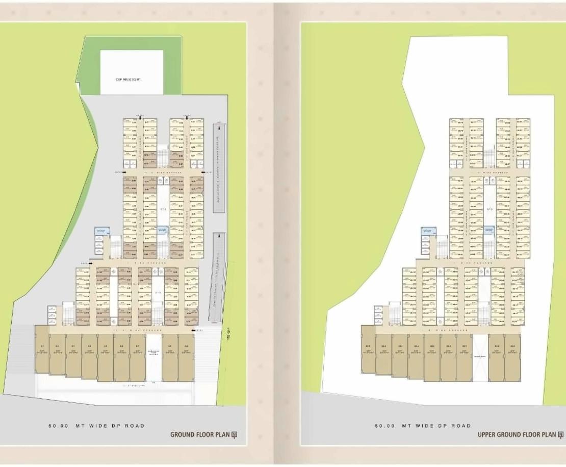Layout of real estate project Ofira Textile Hub located at Surat, Surat, Gujarat
