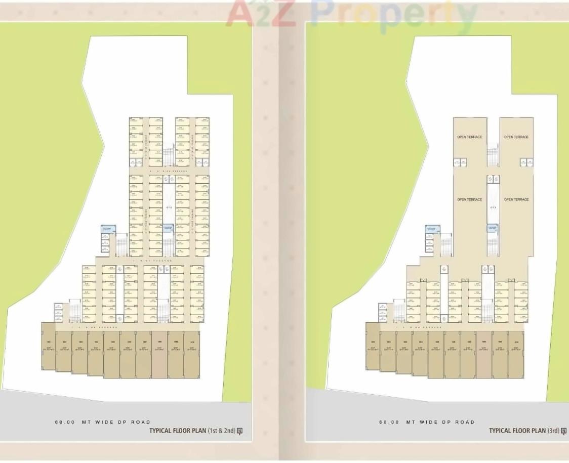 Layout of real estate project Ofira Textile Hub located at Surat, Surat, Gujarat