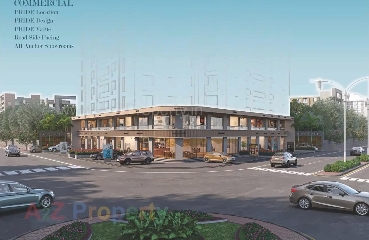 3D Elevation of real estate project Oliva Pride located at Bhimrad, Surat, Gujarat