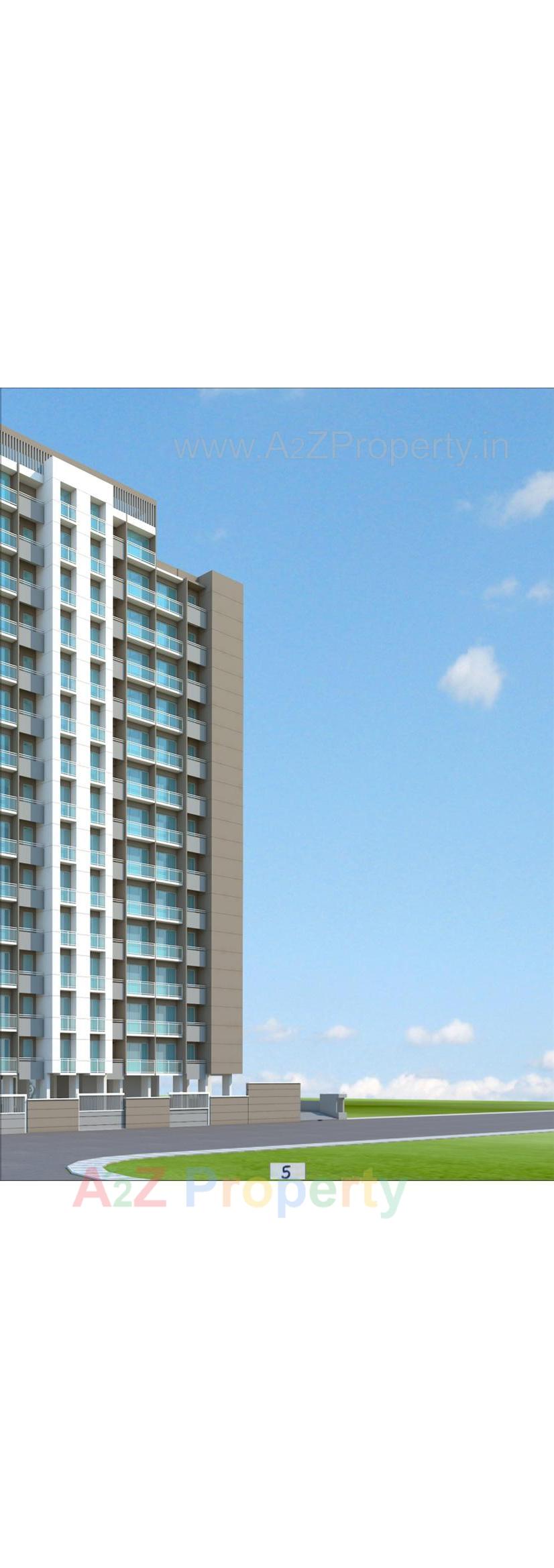 3D Elevation of real estate project Om Riviera located at Singanpor, Surat, Gujarat