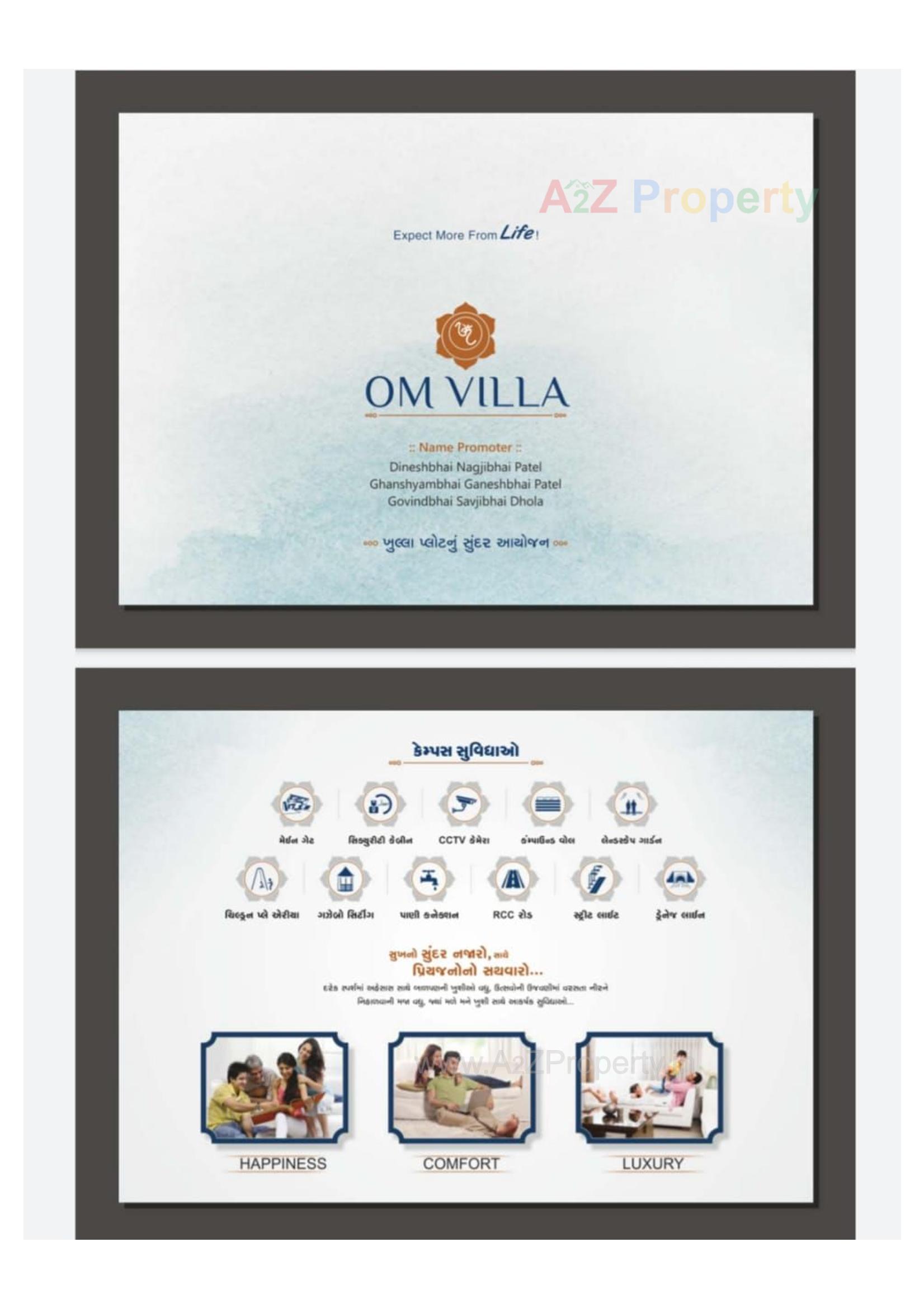  of real estate project Om Villa located at Jahangirabad, Surat, Gujarat