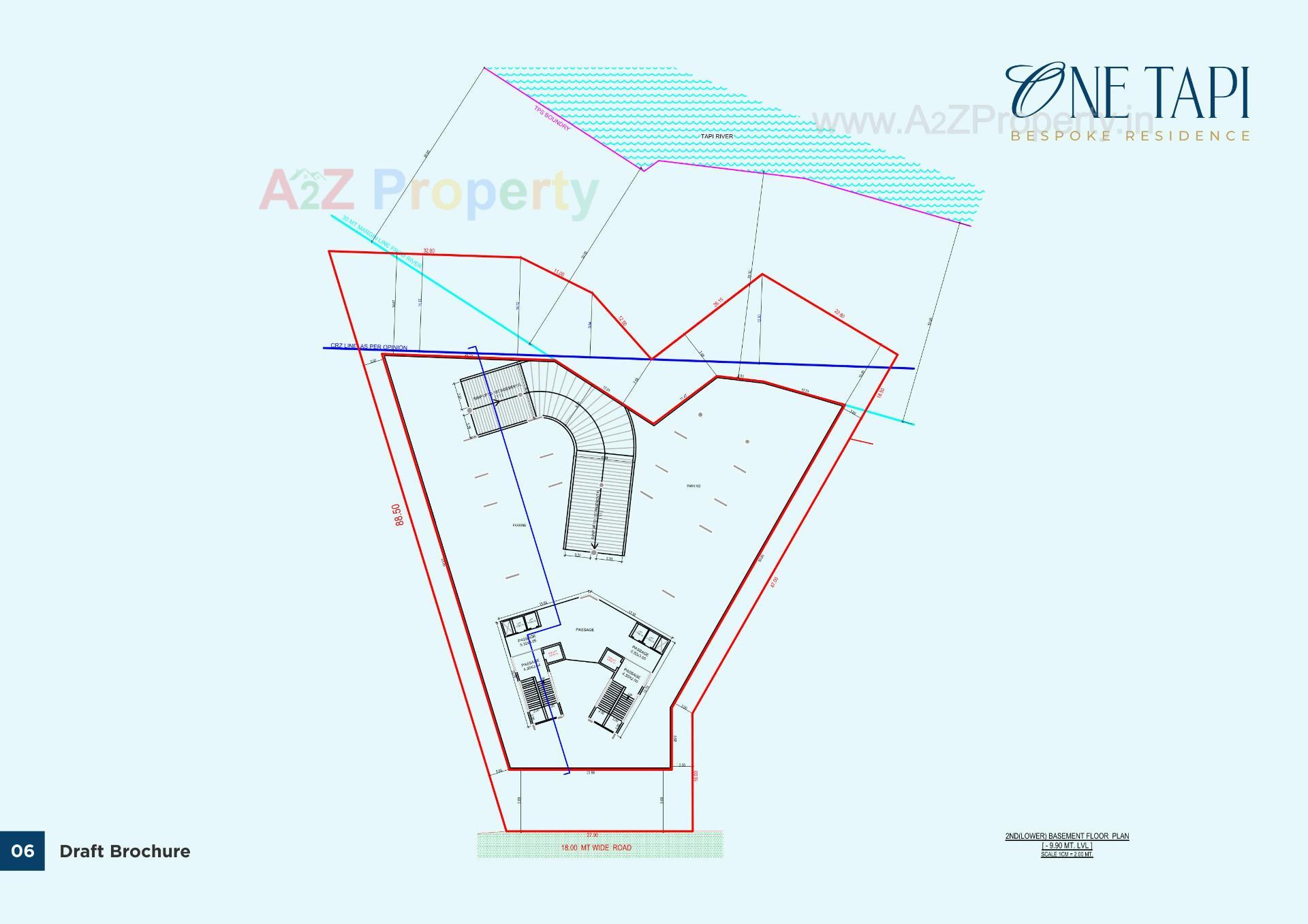  of real estate project One Tapi located at Piplod, Surat, Gujarat