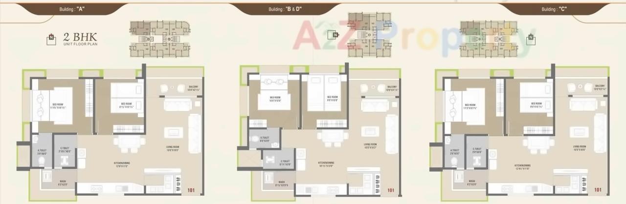 Layout of real estate project Orange Sky located at Kholvad, Surat, Gujarat