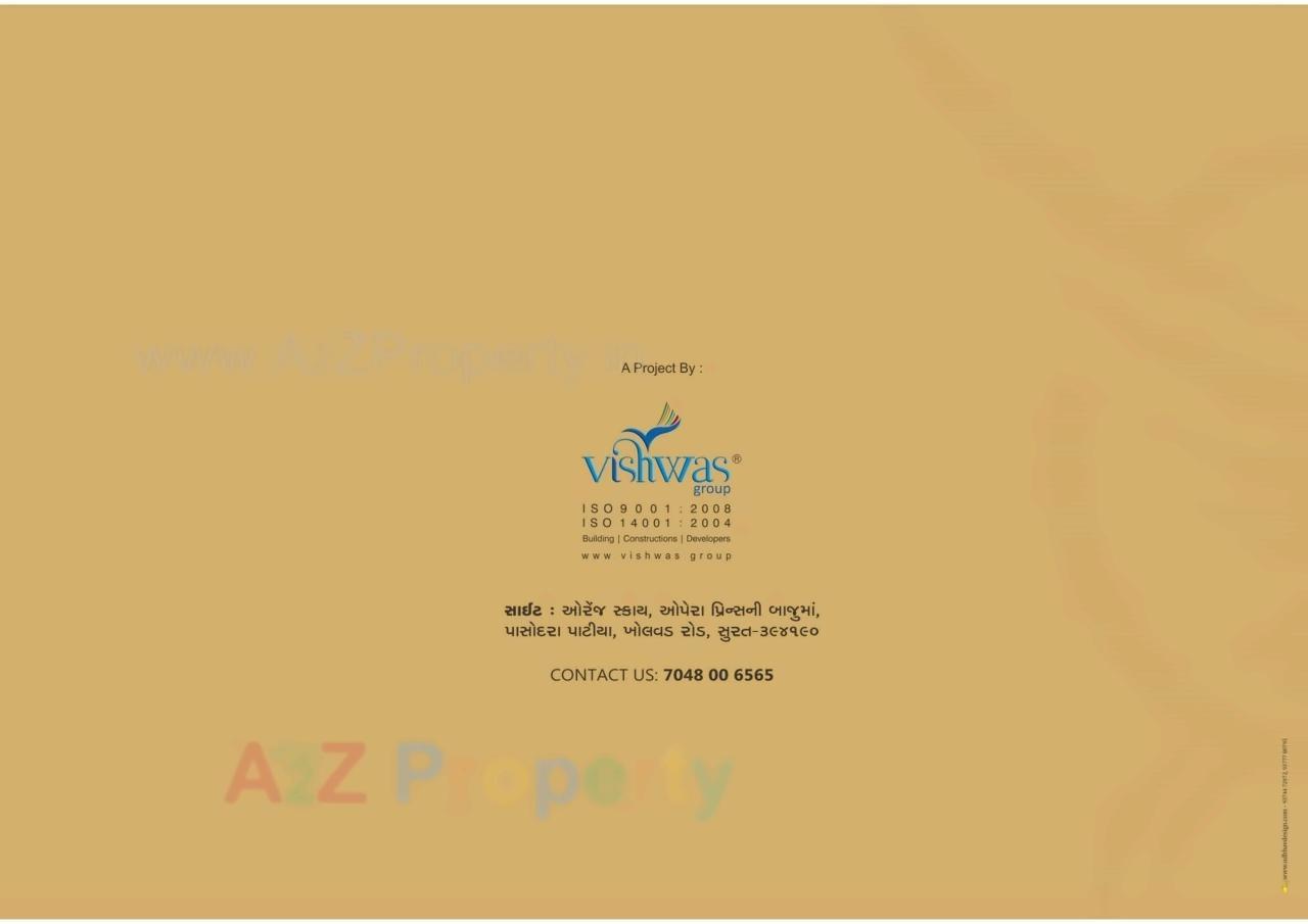  of real estate project Orange Sky located at Kholvad, Surat, Gujarat