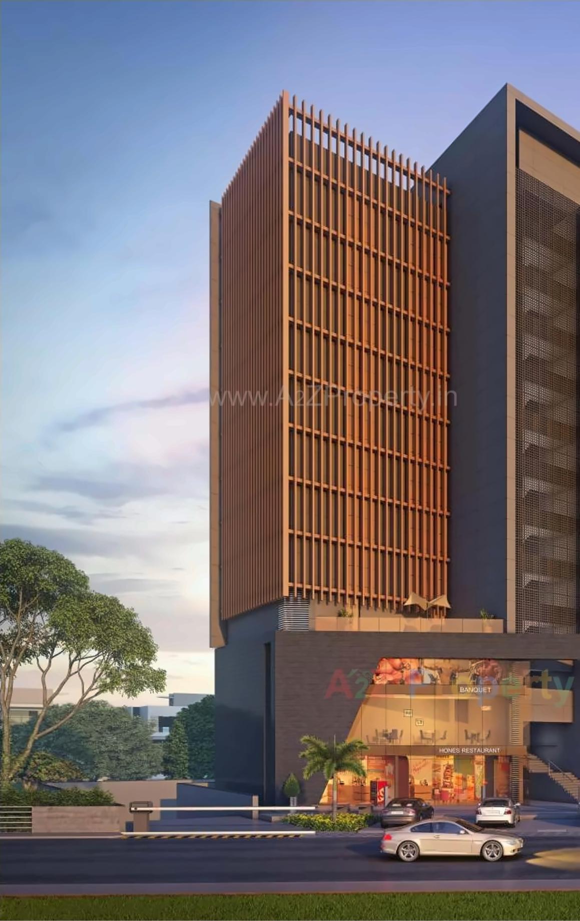 3D Elevation of real estate project Orbit located at Puna, Surat, Gujarat