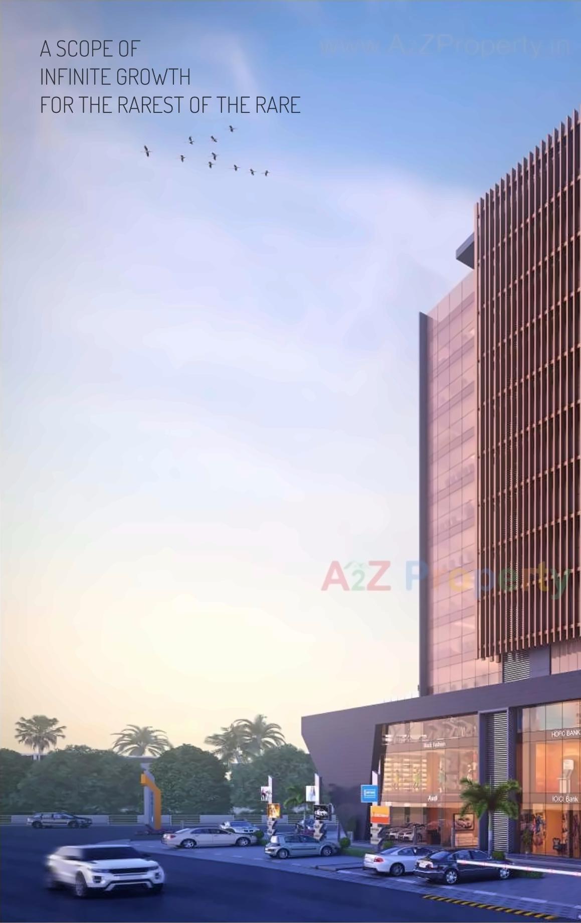 3D Elevation of real estate project Orbit located at Puna, Surat, Gujarat