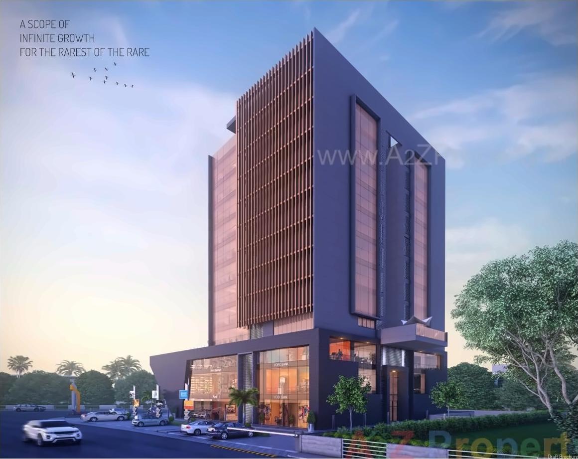 3D Elevation of real estate project Orbit located at Puna, Surat, Gujarat